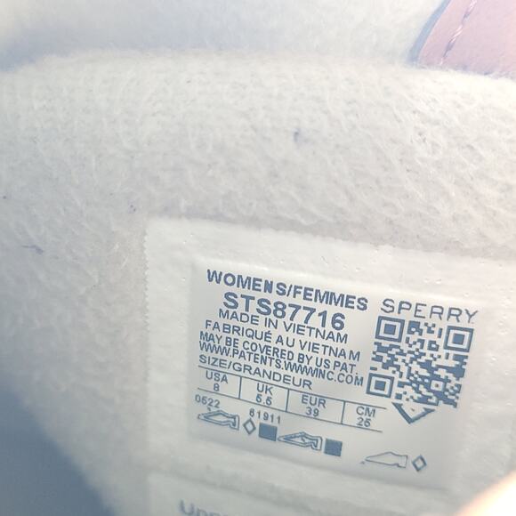 Sperry Saltwater Plaid Wool Duck Boots Tan Waterproof Winter women's size 8 - Picture 9 of 9